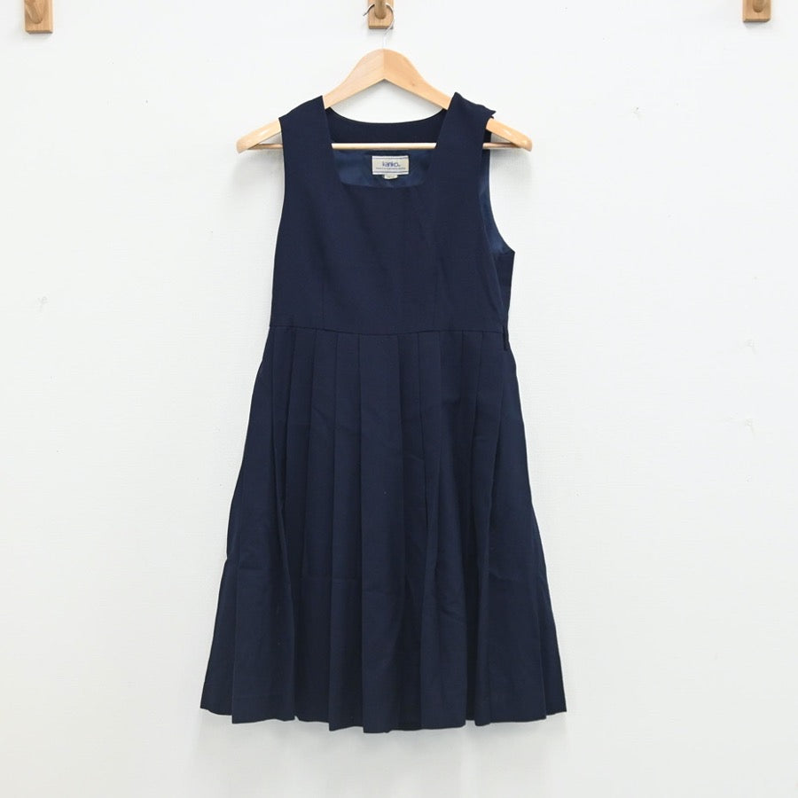 【中古】福岡県 粕屋町立粕屋東中学校 女子制服 1点（ジャンパースカート）sf002472