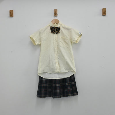 【中古】東京都 帝京高等学校 女子制服 3点（シャツ・スカート）sf002478