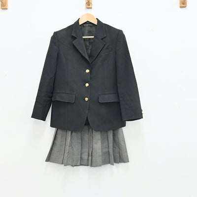 【中古】東京都 帝京高等学校 女子制服 4点（ブレザー・シャツ・スカート）sf002479