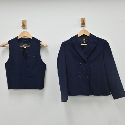 【中古】愛知県 若宮商業高等学校 女子制服 3点（ブレザー・ベスト・スカート）sf002494
