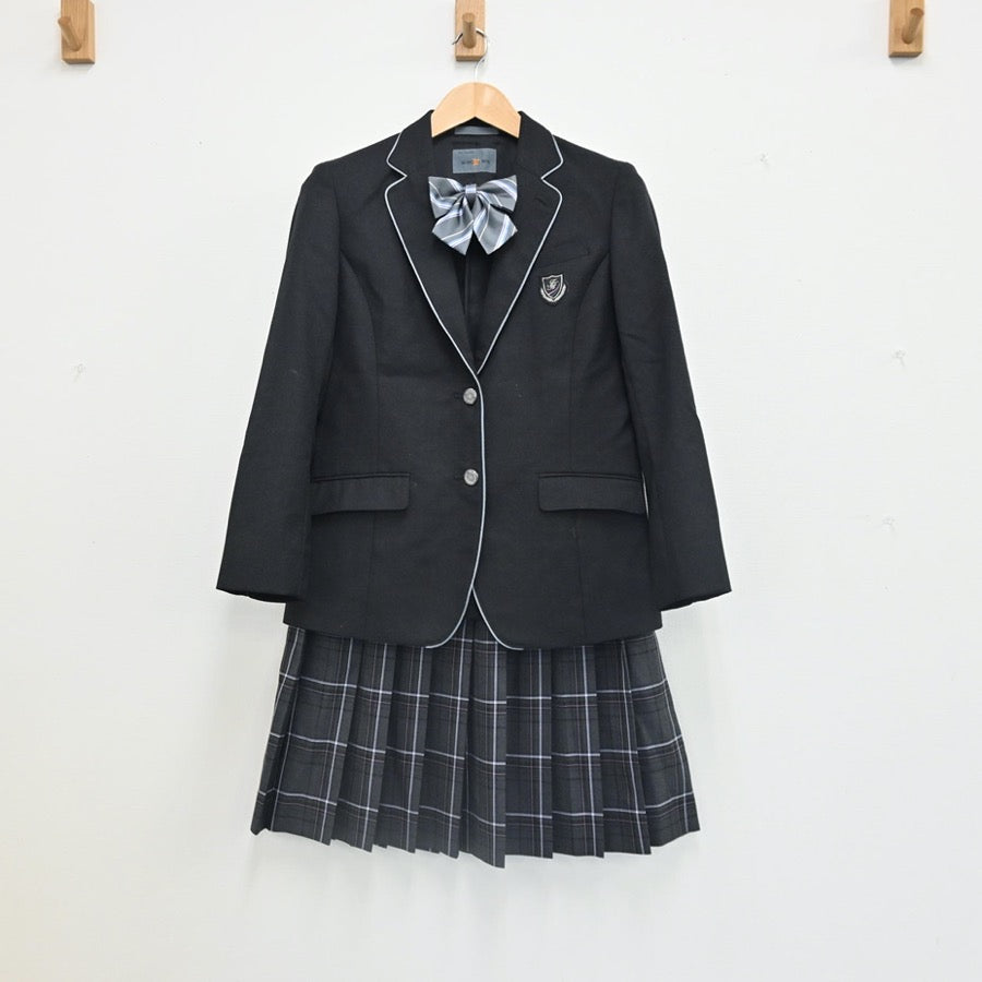 【中古】埼玉県 戸田東中学校 女子制服 4点（ブレザー・スカート）sf002506