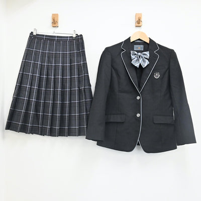 【中古】埼玉県 戸田東中学校 女子制服 4点（ブレザー・スカート）sf002506