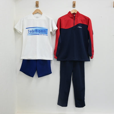 【中古】埼玉県 戸田東中学校 女子制服 4点（体操服 上・体操服 下・ジャージ 上・ジャージ 下）sf002508