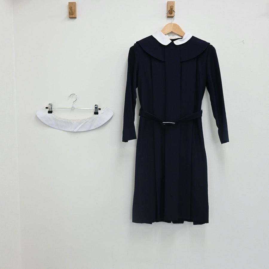 【中古】兵庫県 愛徳学園 女子制服 1点（ジャンパースカート）sf002513