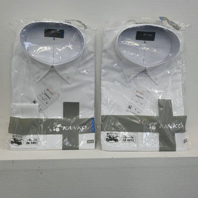 【中古】福岡県 福岡県立輝翔館中等教育学校 男子制服 2点（シャツ）sf002555