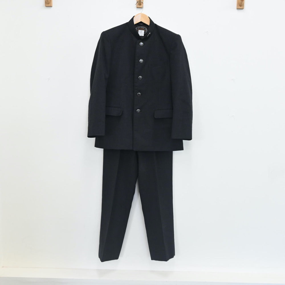 【中古】東京都 自由ヶ丘学園高等学校 男子制服 4点（学ラン・ニット・ズボン）sf002573