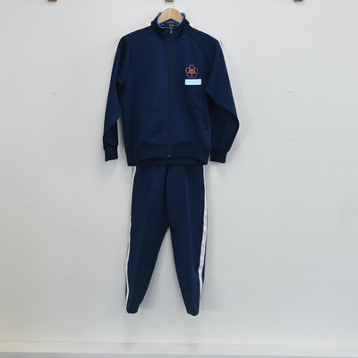 【中古】山口県 右田中学校 女子制服 2点（ジャージ 上・ジャージ 下）sf002575