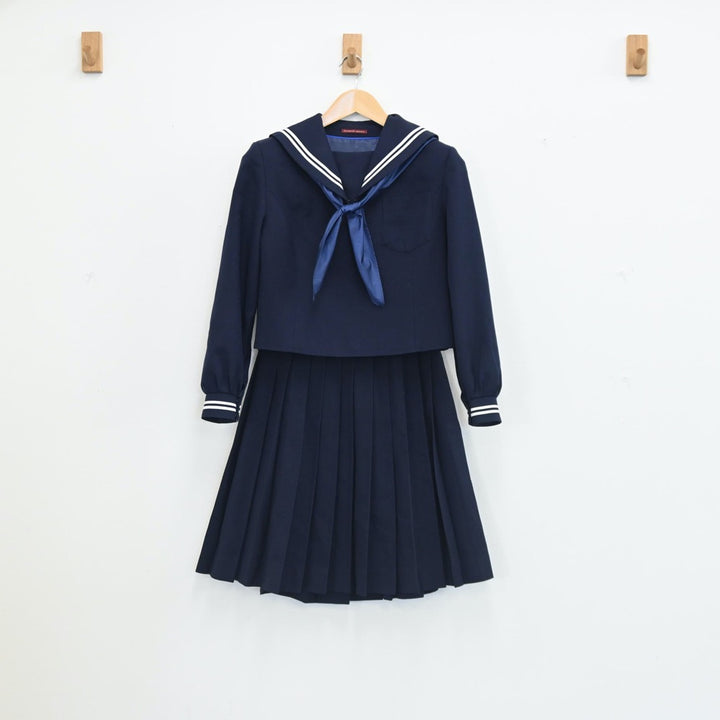 【中古制服】山口県 右田中学校 女子制服 4点（セーラー服・スカート・スカート）sf002576【リサイクル学生服】 | 中古制服通販パレイド