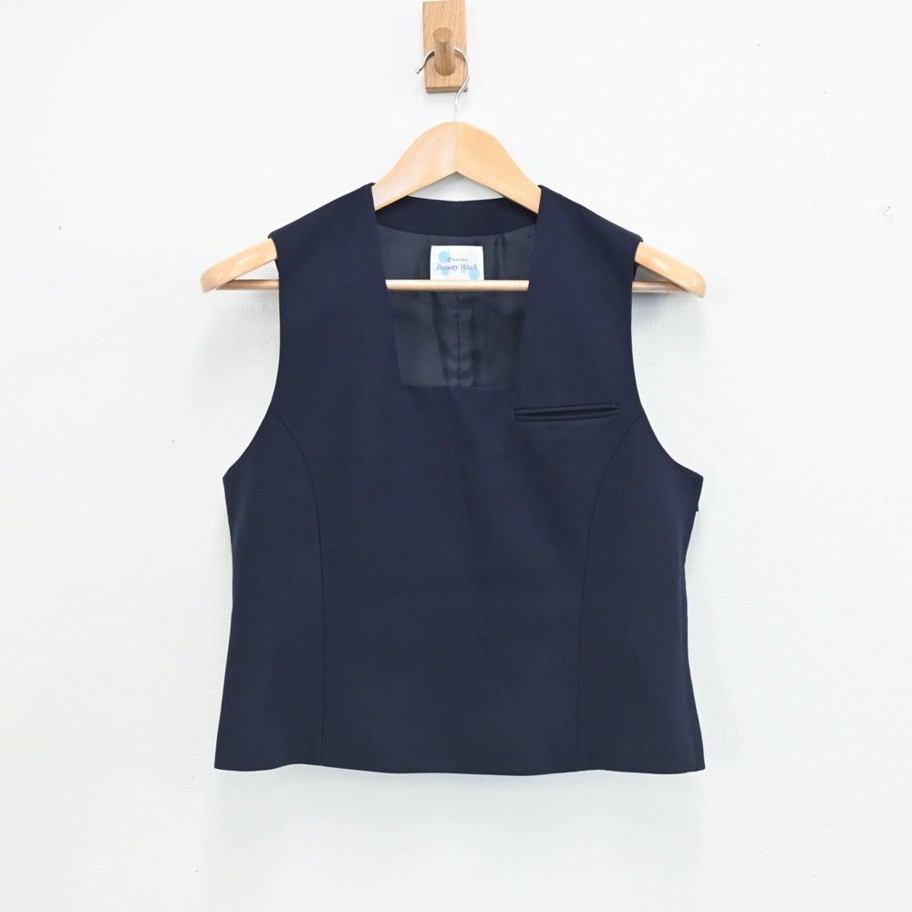 【中古】北海道 東栄中学校 女子制服 4点（ブレザー・ベスト・スカート・スカート）sf002589