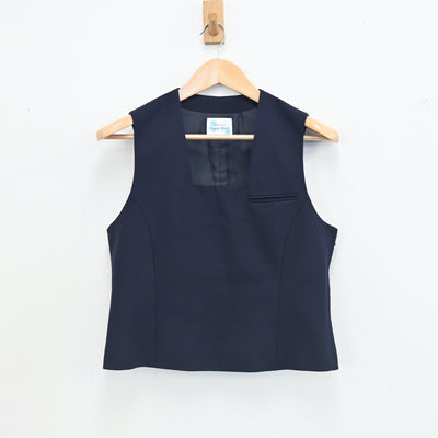【中古】北海道 東栄中学校 女子制服 4点（ブレザー・ベスト・スカート・スカート）sf002589