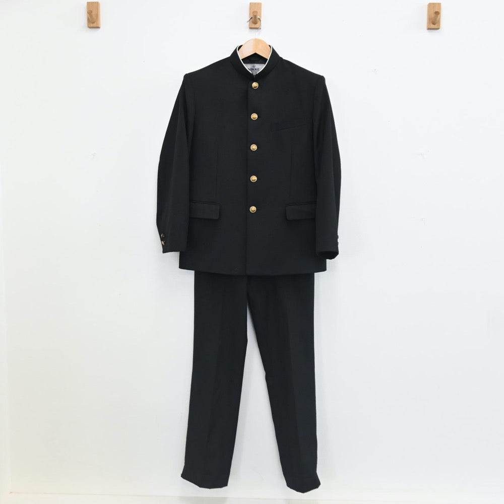 【中古】大阪府 金剛中学校 男子制服 3点（学ラン・ズボン）sf002601