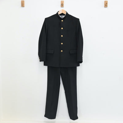 【中古】大阪府 金剛中学校 男子制服 3点（学ラン・ズボン）sf002601