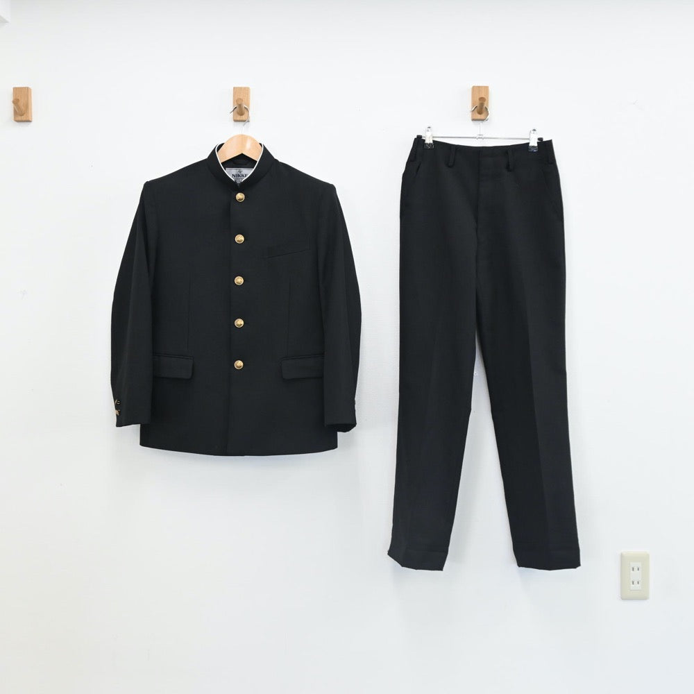 【中古】大阪府 金剛中学校 男子制服 3点（学ラン・ズボン）sf002601
