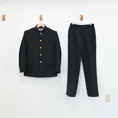 【中古】大阪府 金剛中学校 男子制服 3点（学ラン・ズボン）sf002601