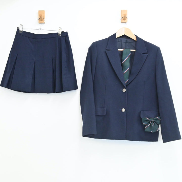 【中古】神奈川県 上溝南高等学校 女子制服 4点（ブレザー・スカート）sf002645