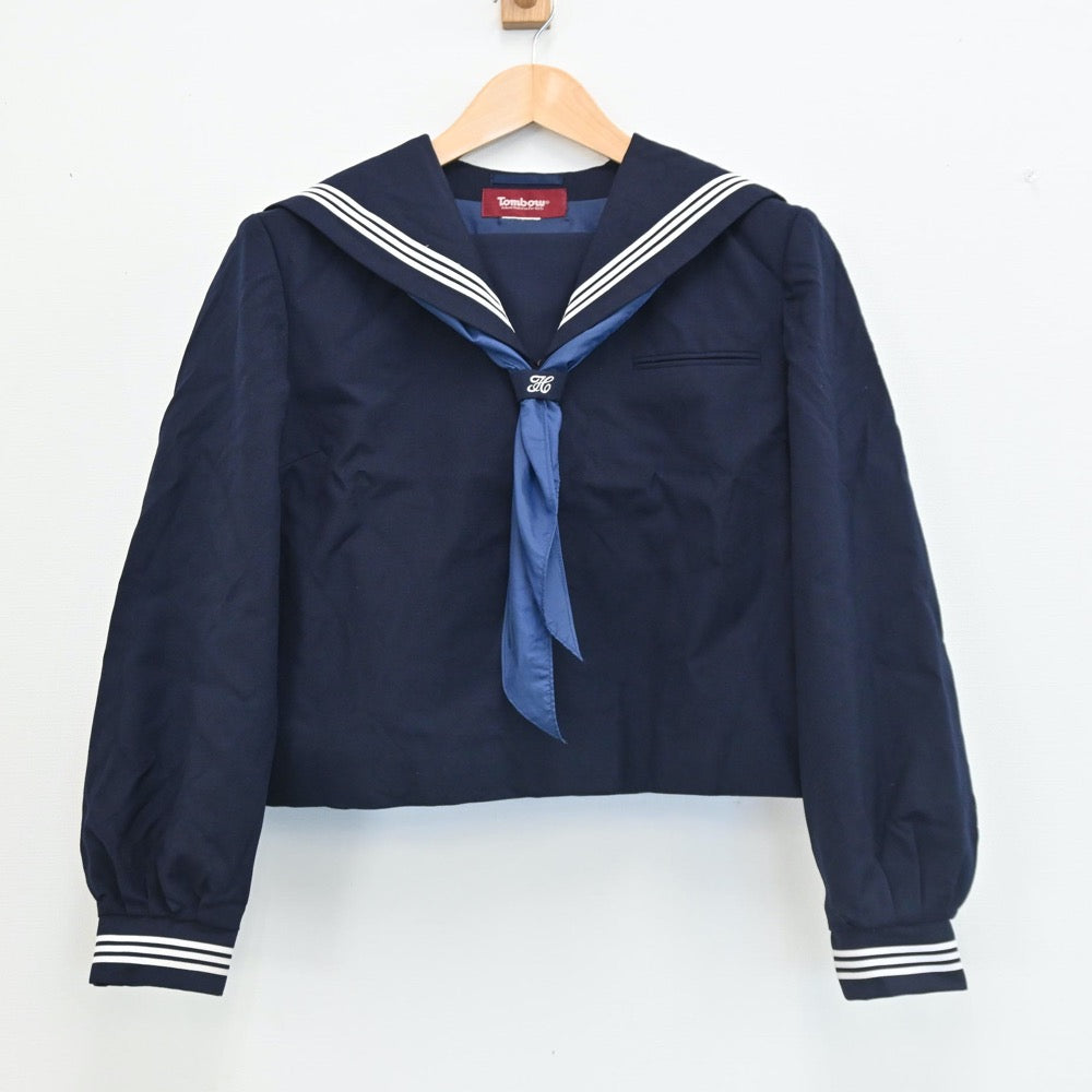 中古制服】神奈川県 伊勢原市立山王中学校 女子制服 1点（セーラー服