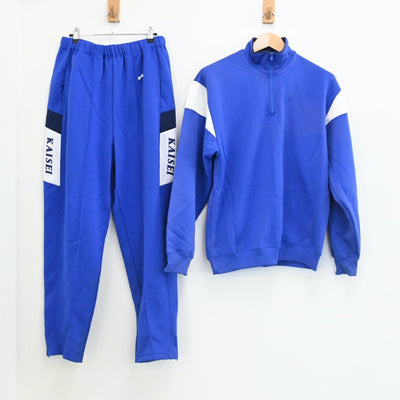 【中古】三重県 私立海星高等学校 男子制服 2点（ジャージ 上・ジャージ 下）sf002667