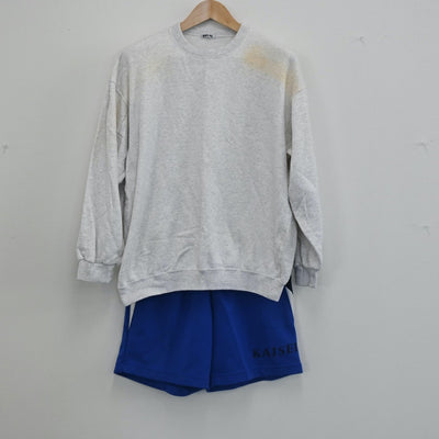 【中古】三重県 私立海星高等学校 男子制服 2点（ジャージ 上・体操服 下）sf002669