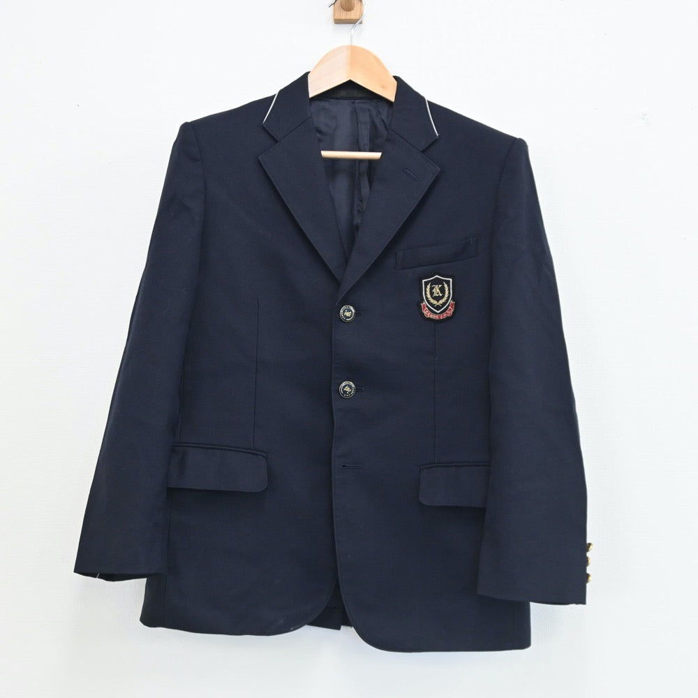 【中古】三重県 鈴鹿市立神戸中学校 男子制服 1点（ブレザー）sf002672