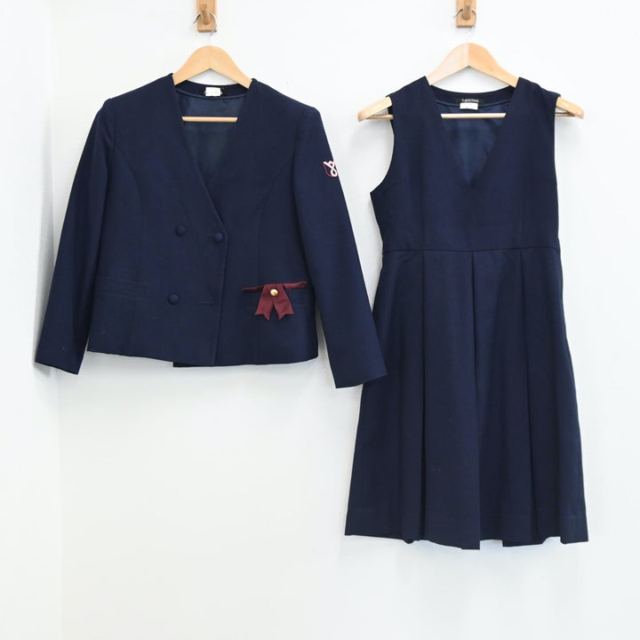 【中古制服】大分県 大分雄城台高等学校 女子制服 4点（ブレザー・ニット・ジャンパースカート）sf002695【リサイクル学生服】 |  中古制服通販パレイド