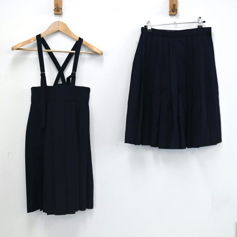 【中古】熊本県 熊本商業高校 女子制服 5点（ブレザー・スカート・スカート）sf002722