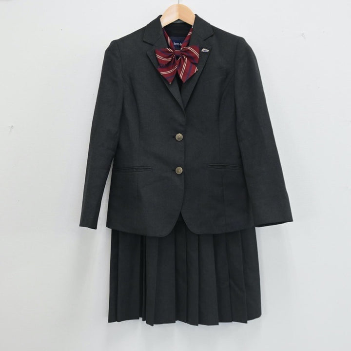 【中古】東京都 武蔵野大学附属千代田高等学院 女子制服 4点（ブレザー・ベスト・スカート）sf002731