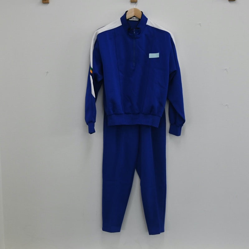 【中古】福岡県 玄界高等学校 女子制服 4点（ジャージ 上・ジャージ 下・体操服 上・体操服 下）sf002744