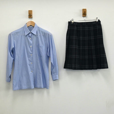 【中古】千葉県 千葉商科大学附属高校 女子制服 3点（ブレザー・シャツ・スカート）sf002765