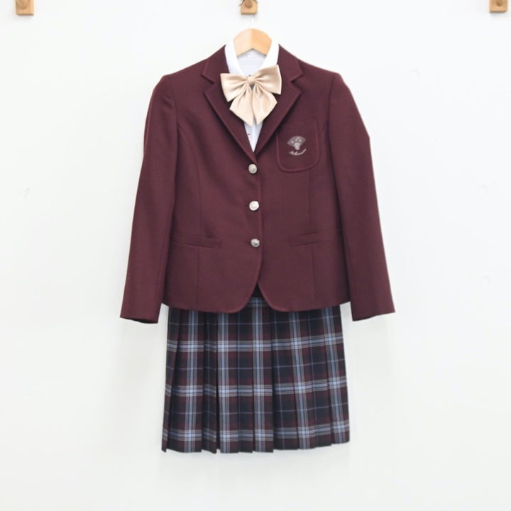 【中古制服】愛知県 名古屋経済大学市邨高等学校 女子制服 5点（ブレザー・シャツ・スカート）sf002774【リサイクル学生服】 | 中古制服 通販パレイド