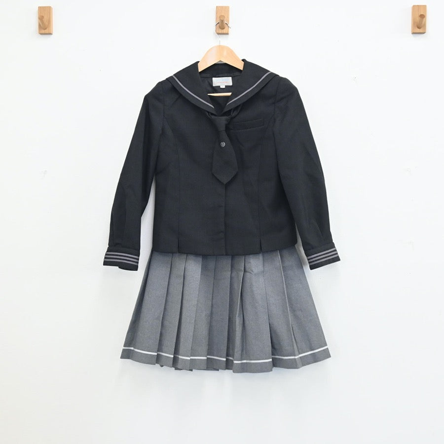 【中古】東京都 大泉高等学校附属中学校 女子制服 5点（セーラー服・セーラー服・スカート）sf002818