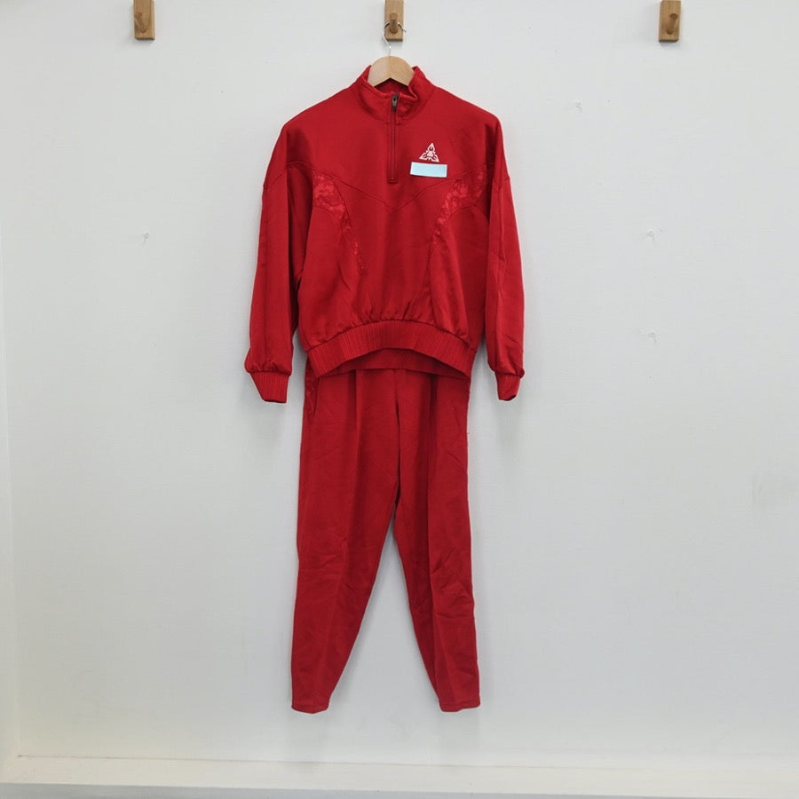 【中古】富山県 富山第一高校 女子制服 4点（ジャージ 上・ジャージ 下・体操服 上・体操服 下）sf002843