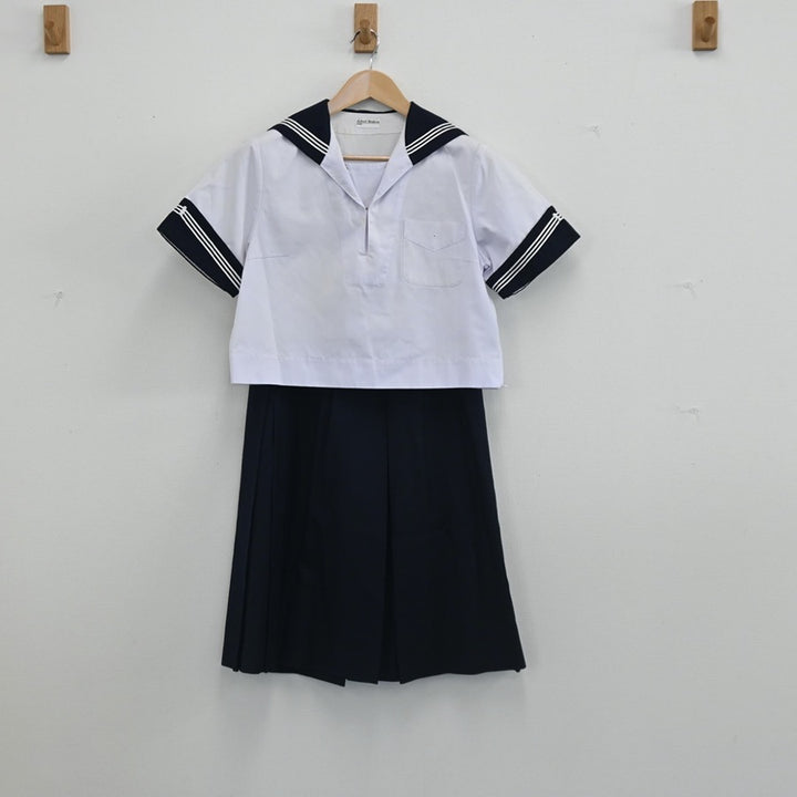 中古制服】神奈川県 横浜共立学園高等学校 女子制服 2点（セーラー服・スカート）sf002849【リサイクル学生服】 | 中古制服通販パレイド