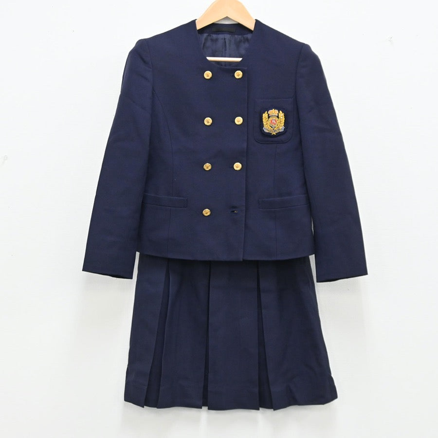 中古制服】兵庫県 甲子園学院高等学校 女子制服 7点（ブレザー・シャツ