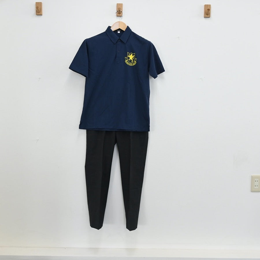 【中古】宮城県 仙台育英学園高等学校 男子制服 3点（シャツ・ズボン）sf002954