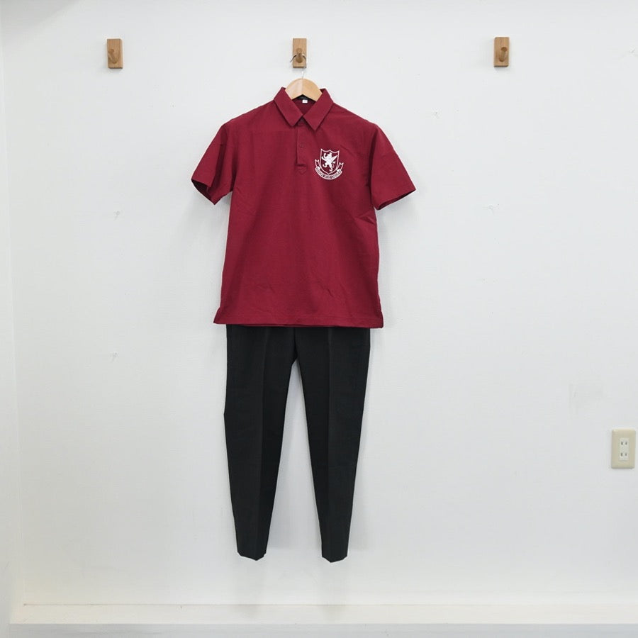 【中古】宮城県 仙台育英学園高等学校 男子制服 3点（シャツ・ズボン）sf002954