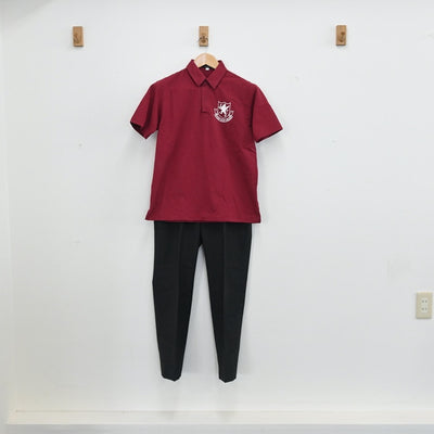 【中古】宮城県 仙台育英学園高等学校 男子制服 3点（シャツ・ズボン）sf002954