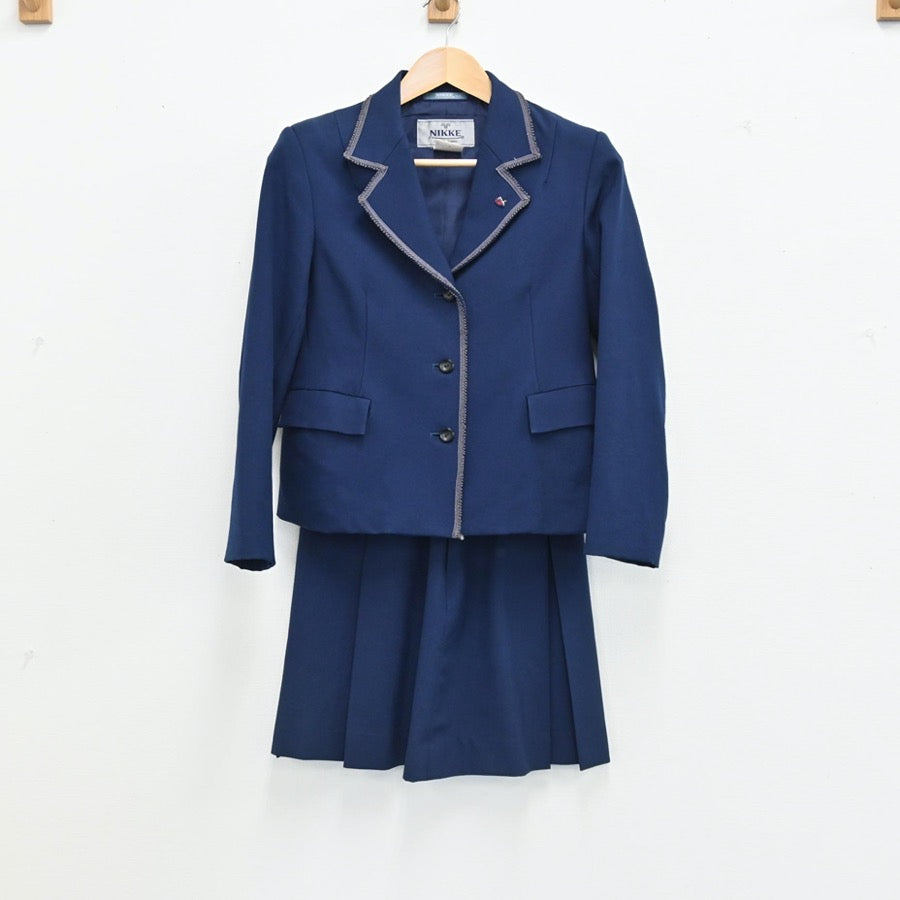 【中古】愛知県 千種高等学校 女子制服 4点（ブレザー・スカート）sf002965