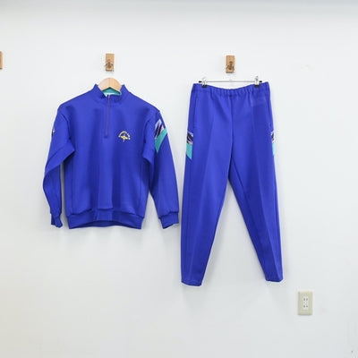 【中古】宮城県 仙台市立七北田中学校 女子制服 3点（ジャージ 上・ジャージ 上・ジャージ 下）sf002978