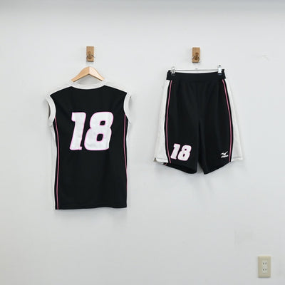 【中古】埼玉県 鳩山中学校/バスケ部ユニフォーム 女子制服 2点（ 部活ユニフォーム 上下）sf002986