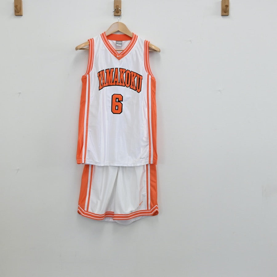 【中古】埼玉県 山村国際高校/バスケ部ユニフォーム 女子制服 2点（ 部活ユニフォーム 上下）sf002987