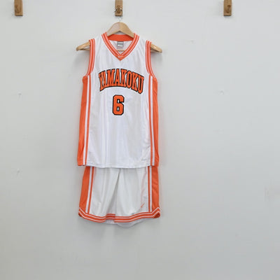 【中古】埼玉県 山村国際高校/バスケ部ユニフォーム 女子制服 2点（ 部活ユニフォーム 上下）sf002987