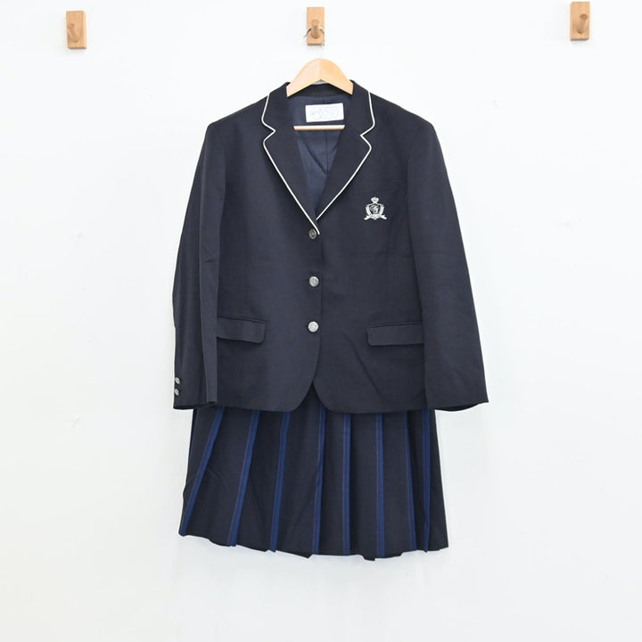 【中古制服】新潟県 日本文理高校 女子制服 5点（ブレザー・シャツ・ニット・スカート）sf003011【リサイクル学生服】 | 中古制服通販パレイド