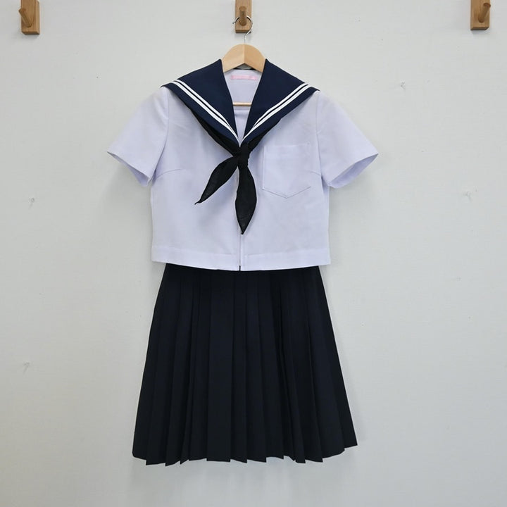 g06 群馬県千代田中学校 セーラー服 サイズ165+スカート+