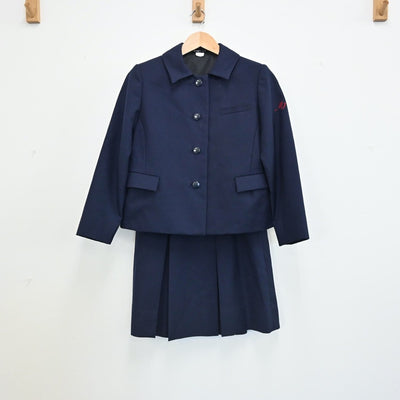 【中古】宮崎県 宮崎商業高校 女子制服 5点（ブレザー・シャツ・ニット・スカート）sf003048