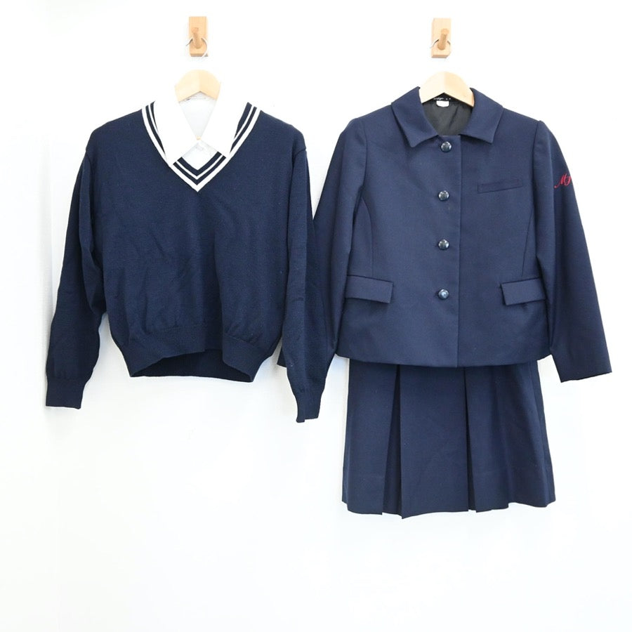 中古制服】宮崎県 宮崎商業高校 女子制服 5点（ブレザー・シャツ・ニット・スカート）sf003048【リサイクル学生服】 | 中古制服通販パレイド