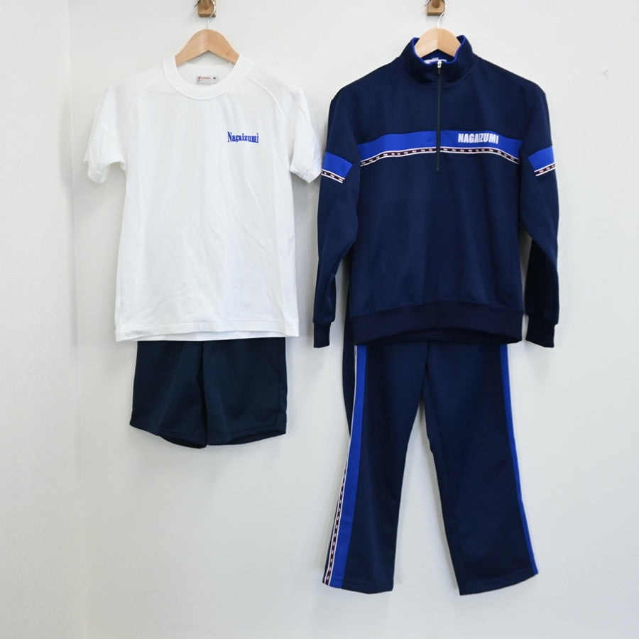 中古制服】静岡県 長泉町立長泉中学校 女子制服 4点（ジャージ