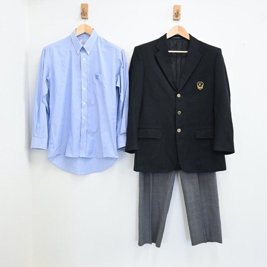 中古制服】千葉県 千葉県立船橋北高等学校 男子制服 3点