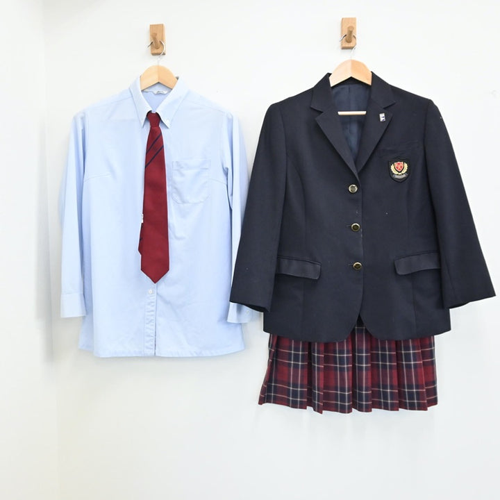 中古制服】熊本県 熊本県立菊池農業高等学校 女子制服 5点（ブレザー・シャツ・スカート）sf003067【リサイクル学生服】 | 中古制服通販パレイド