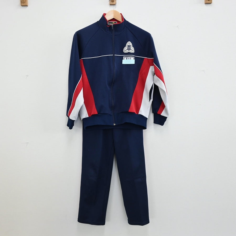 【中古】千葉県 市川市立第五中学校 女子制服 4点（ジャージ 上・体操服 上・体操服 下・ジャージ 下）sf003099