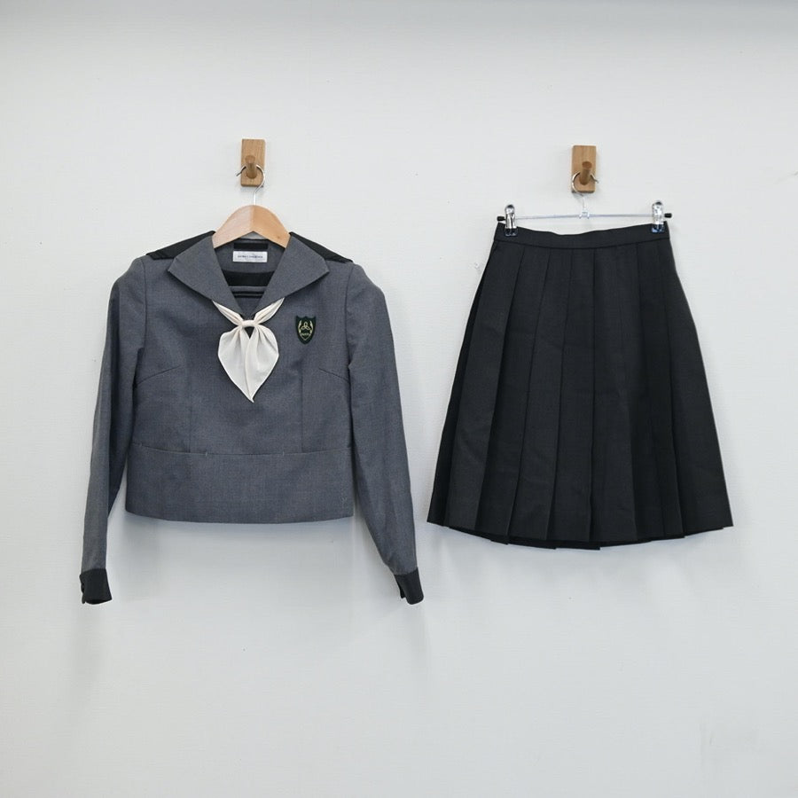 中古制服】岡山県 山陽学園高等学校 女子制服 3点(セーラー服 中古制服】岡山県 山陽学園高等学校 女子制服 3点(セーラー服